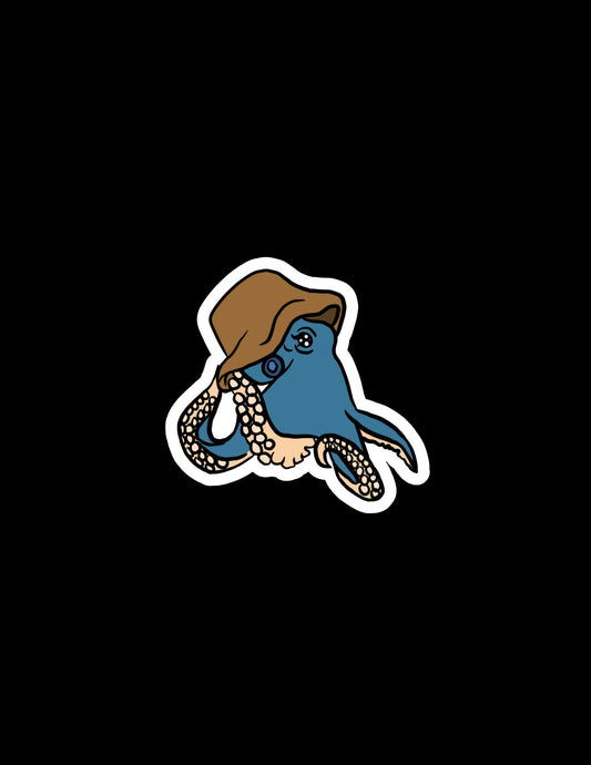 BUCKET HAT OCTOPUS STICKER