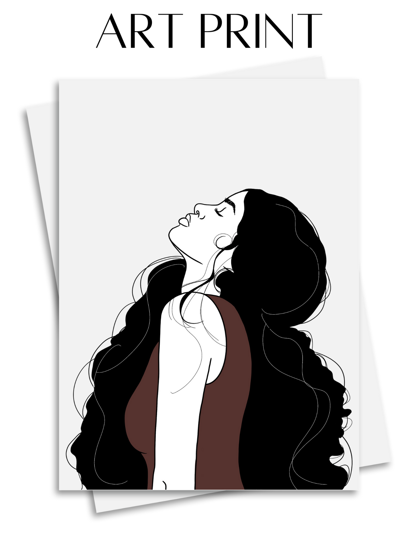 CALM ART PRINT