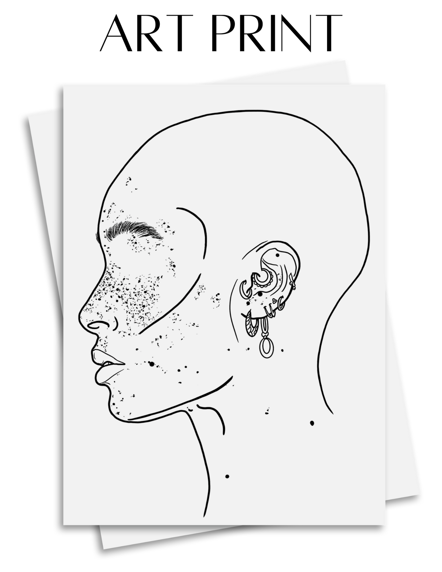 FRECKLE QUEEN ART PRINT