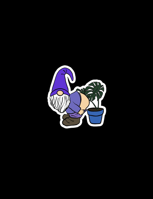 PANTS DOWN GNOME STICKER